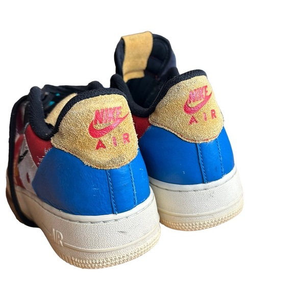 Nike Air Force 1 '07 PRM Multicolor Low Sneaker C10065-101 Mens - Picture 9 of 10